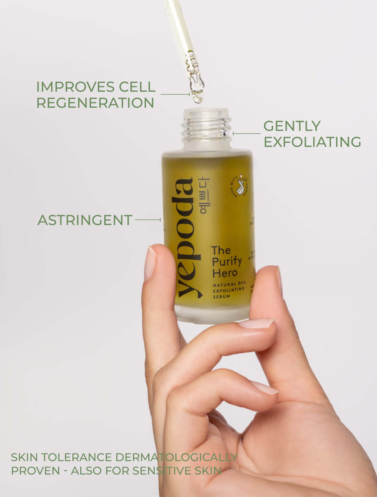 The Purify Hero - Exfoliating Serum - Yepoda