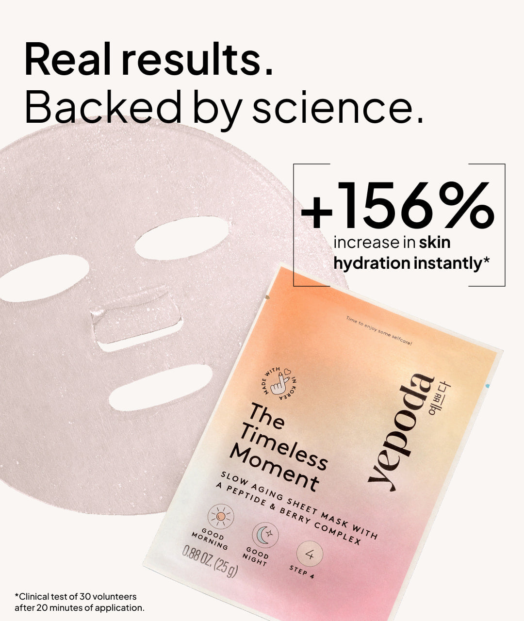 The Timeless Moment - Yepoda Sheet Mask